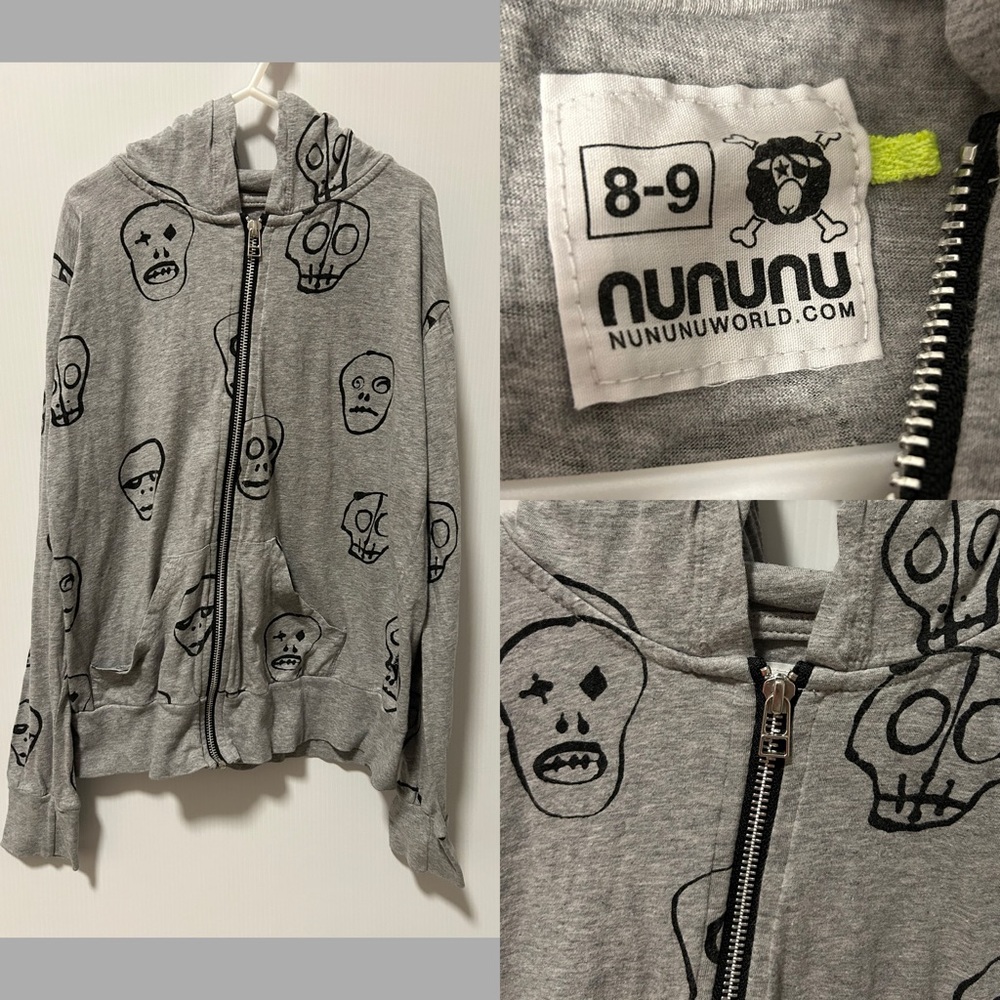 8/9yr NUNUNU Kids Zip Hoodie